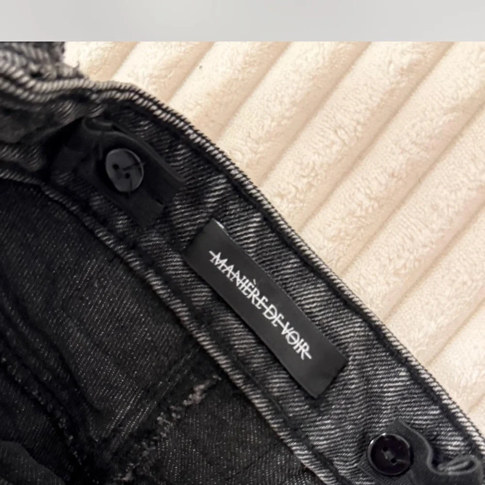 Maniere De Voir Gray Washed Cargo Pants - Picture 3 of 5